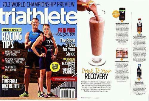Oh yea. And this - Rebuild Strength was voted the #1 recovery drink by Triathlete Magazine. Word.